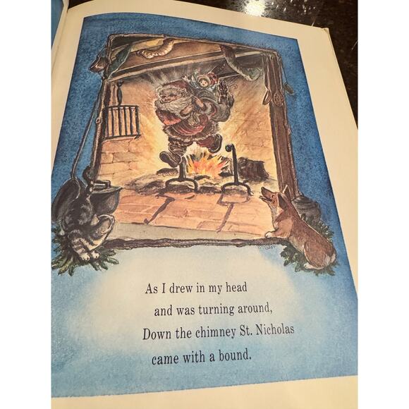 The Night Before Christmas Illustrated by Tasha Tudor 1979 5th printing HC - Picture 10 of 13